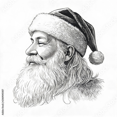 Minimalist Christmas Theme Elements Series Sketch Decorative Painting

