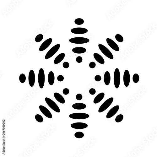 Vector image of a flower, black, white, gray, natural, imaginative, fantasy flower shapes, brightness and splendor, saturation and tenderness, on a white background