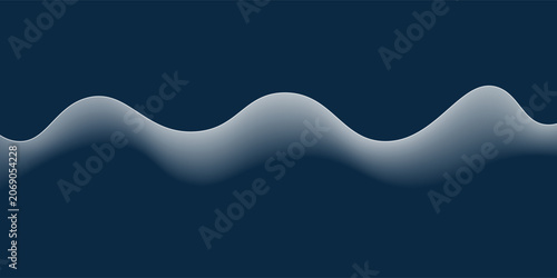A smooth, wavy design featuring soft curves and gradients. This abstract wave pattern creates a calming effect, perfect for backgrounds or modern art themes.
