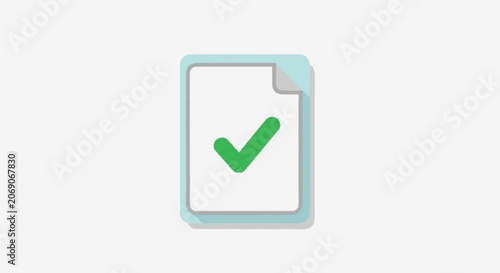 Partial minimalist flat illustration of a digital tablet with a light 