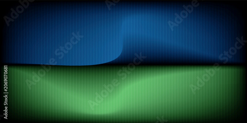 Foto Glass gradient texture with teal and navy ripple pattern and smooth light distortion
