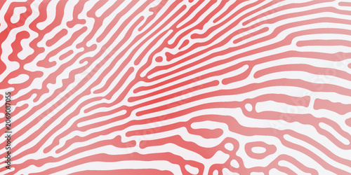 Bild auf Leinwand turing lines organic shape patterns background design