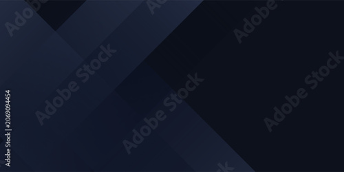 Foto Abstract dark blue geometric background with overlapping diagonal stripes
