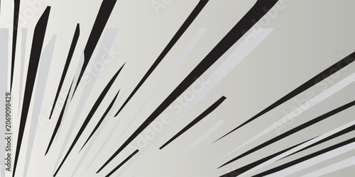 Vászonkép Dynamic Abstract Lines with Sharp Angles and Motion Effect.