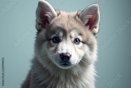 Soft grey fur, close-up texture, light backdrop, pet, fluffy