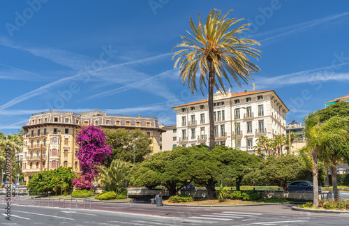 Sanremo city centre a resort on the Italian Riviera