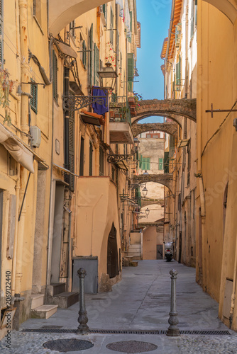 Street Scene in Sanremo Italy