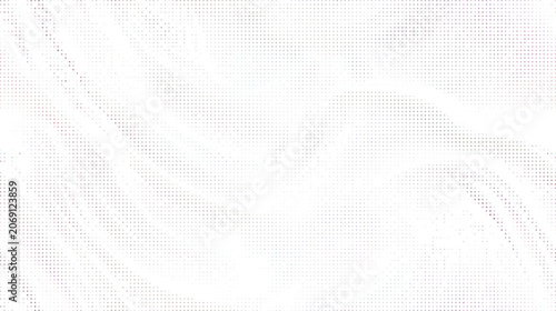 Soft white and light purple halftone dot pattern with a subtle flowing wave effect for a clean and minimalist digital background
