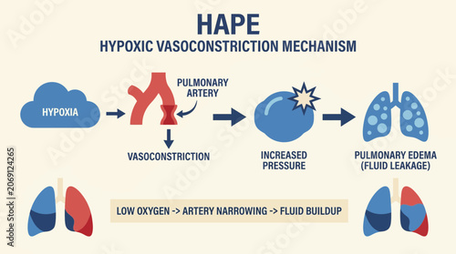 Photos High Altitude Pulmonary Edema Hypoxic Vasoconstriction Mechanism