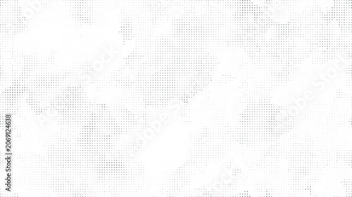Subtle light grey halftone dot pattern with faint leaf silhouettes on a white background, for a clean, and minimalist texture