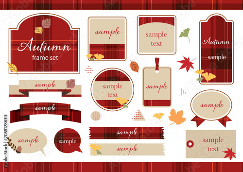 Autumn Plaid Frame Collection