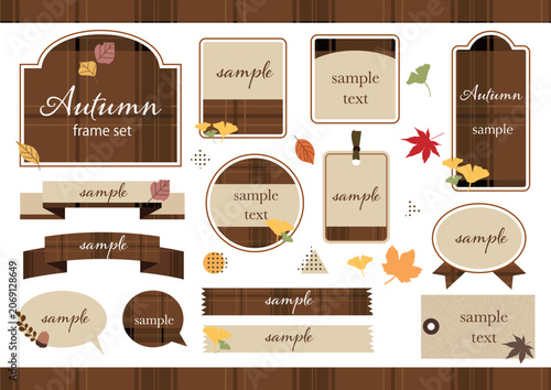 Autumn Plaid Frame Collection