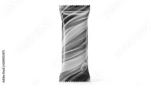 A close-up view of a crumpled and twisted piece of paper