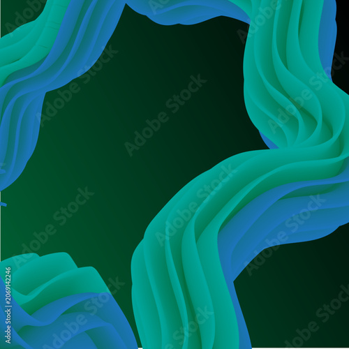 Gradient liquid abstract background