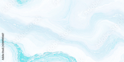 Blue Watercolor Liquid Marble Texture with Flowing Wave Patterns and Elegant Abstract Fluid Art Background.