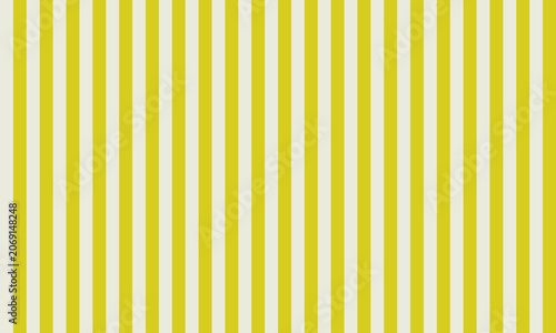 Yellow and white vertical stripes background.