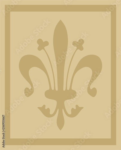 Принти на полотні Vector gold ancient Roman ornament elements
