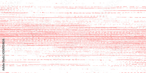 Abstract background of red and white digital data stream, a visualization of information overload.