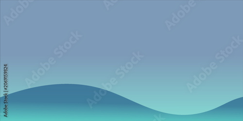 Vibrant Coral Reef Underwater Ecosystem with Tropical Fish and Deep Ocean Blue Gradient