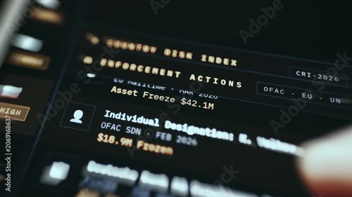 Real-Time Sanctions Monitoring Dashboard for Entities and Corporations