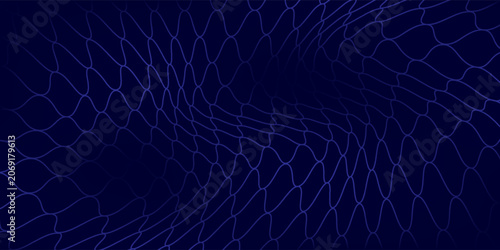 Obraz na plátně Abstract net fotball background blue Mesh texture for fishing nets