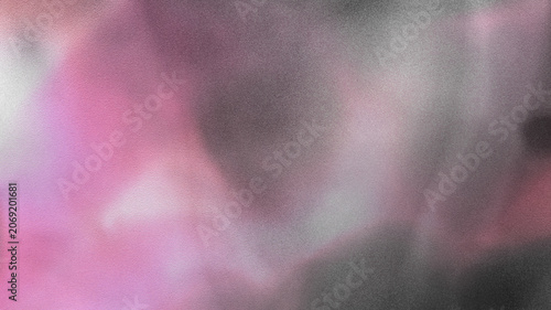 Abstract grainy background, soft pink and grey glowing light blurs on dark backdrop, noise texture header, poster, banner, modern webpage wallpaper design.