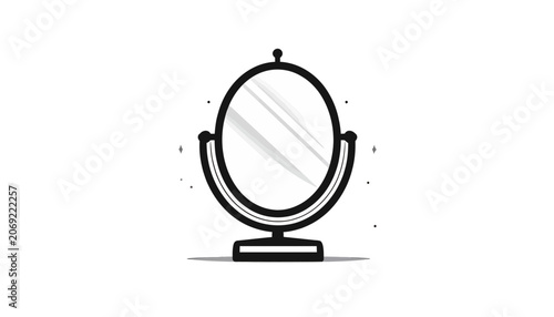 Foto Vanity Mirror with Adjustable Light.