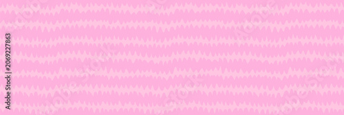 Watercolor baby stripe seamless pattern with pink horizontal wave lines in so...
