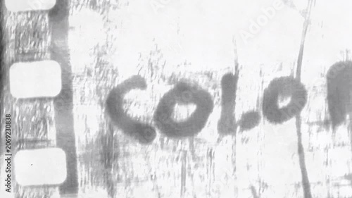 Film Cinema Transition vintage noise effect  film strip