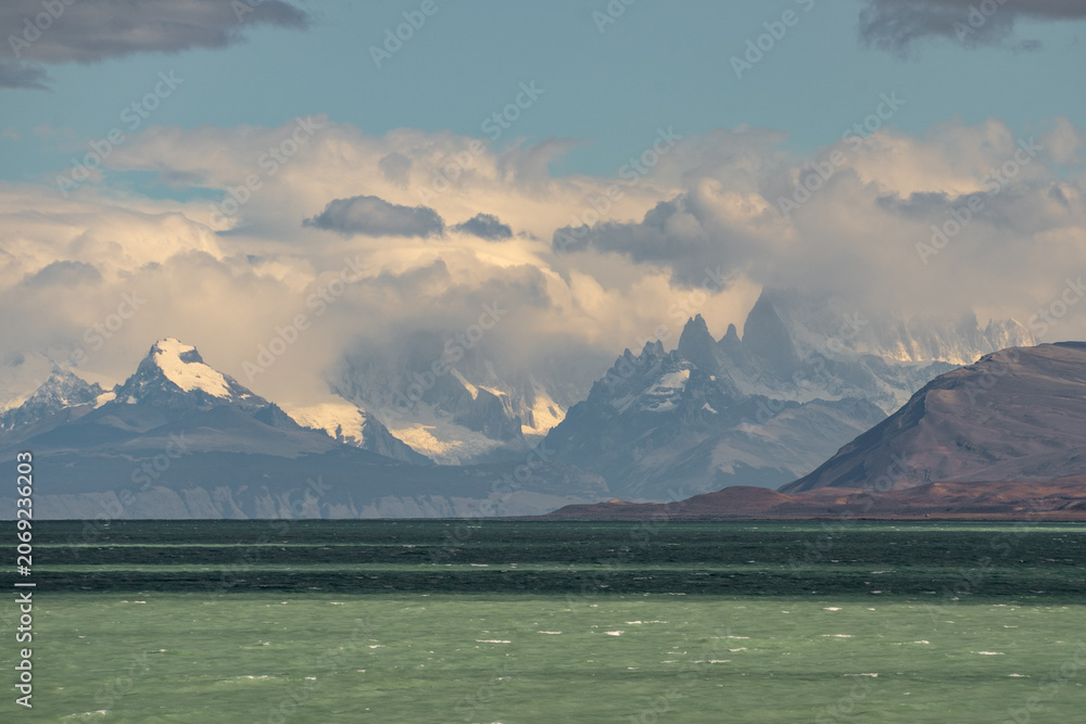 Fototapeta premium sunrise in the mountains