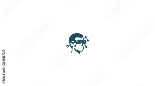 Augmented Reality Smart Glasses Icon