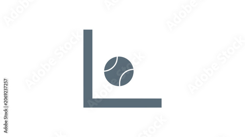 Tennis Ball Corner Icon