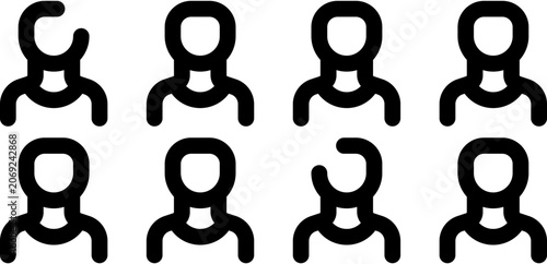 фотографія Soccer Team Formation Roster Line Icon
