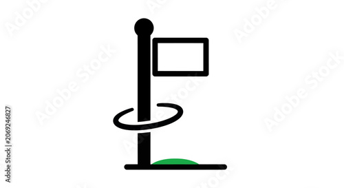 Golf Flag Icon