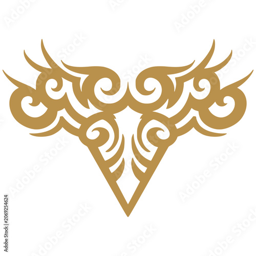 Tribal ornamental decoration illustration art