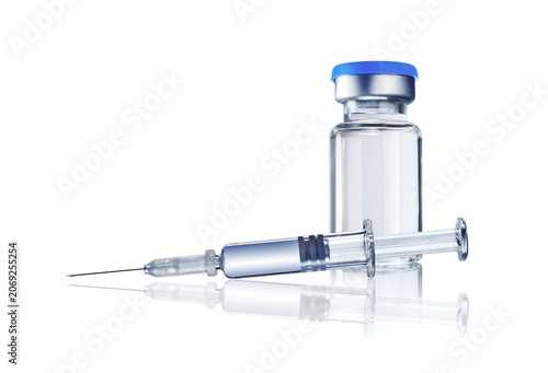Vaccine and syringe