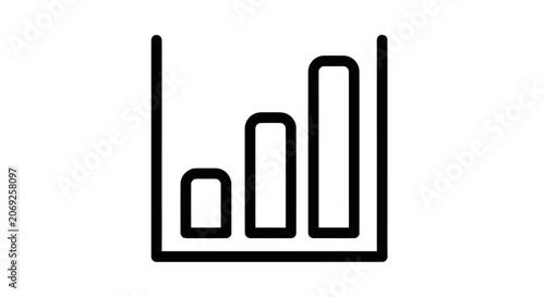 Bar Chart Outline Icon