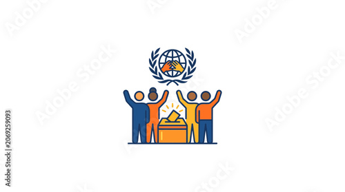 People Voting for Global Unity and Democracy