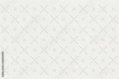White Embossed Dot Pattern Paper Texture Background