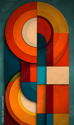 Abstract Colorful 3D Cube and Square Vector Background with Rainbow Spectrum Palette CMYK Color Guide for Modern Design Illustration Pattern Print Template and Creative Geometric Composition