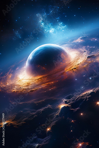 planet in space