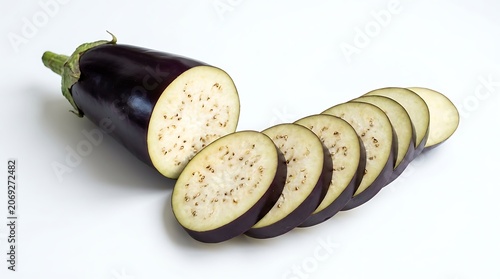 Dark chocolate covered almonds on white background.