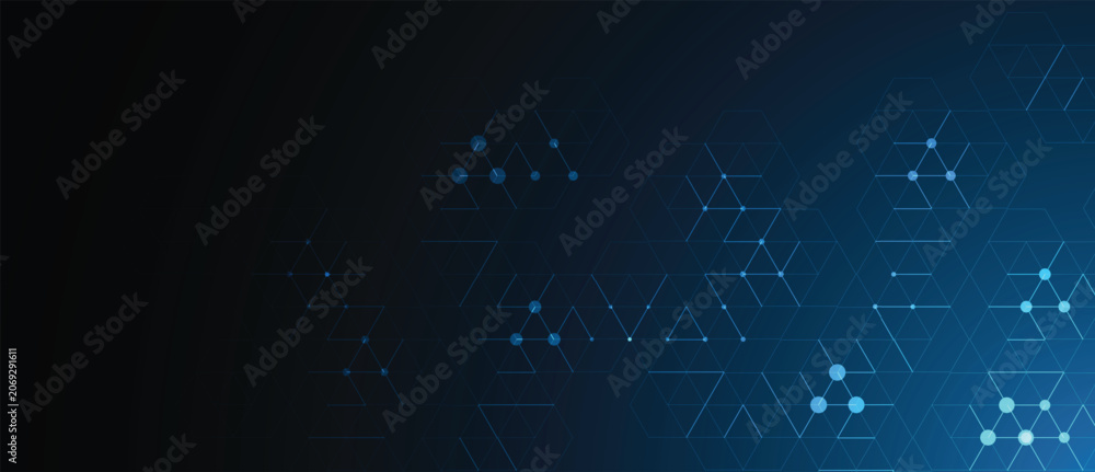 Fototapeta premium Abstract technology backdrop for business presentations and scientific research
