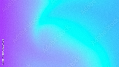 Abstract purple and cyan blue gradient background with noise