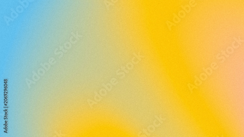 warm yellow and blue gradient background with noise