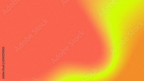 orange and lime green gradient background with noise