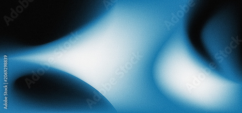 Obraz na płótnie Electric blue abstract singularity background with fluid gradients and modern di