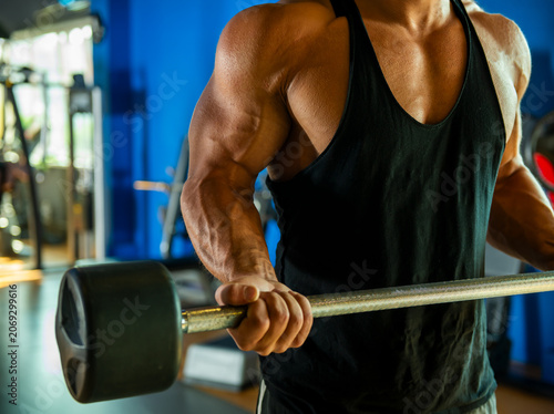 Barbell Grip Closeup.