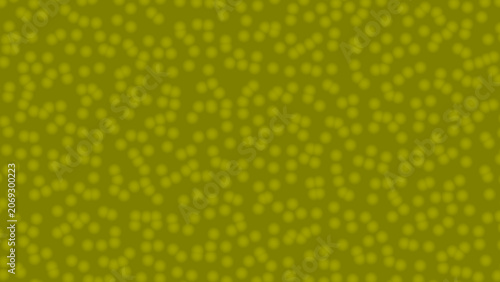 Abstract olive green background with a soft bubble texture formed by clustered rounded cells and circular organic shapes.