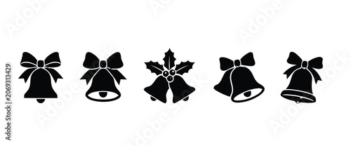 Foto set of vector bell